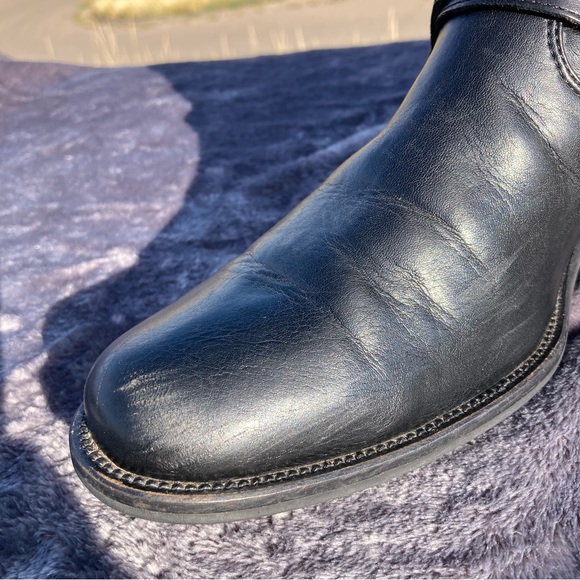 Paul Green, Black Leather Knee-High Boots, Size 9.5 - Picture 6 of 11